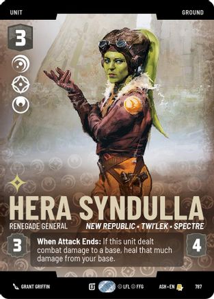 Hera Syndulla - Renegade General (Prestige) (787) - AOTE - Rare