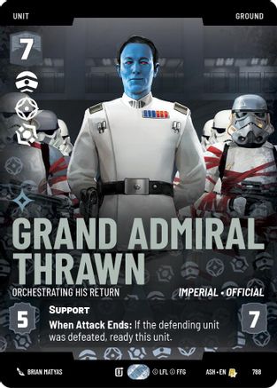 Grand Admiral Thrawn - Orchestrating His Return (Prestige) (788) - AOTE - Rare