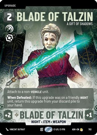 Blade of Talzin - A Gift of Shadows (Prestige) (793) - AOTE - Rare