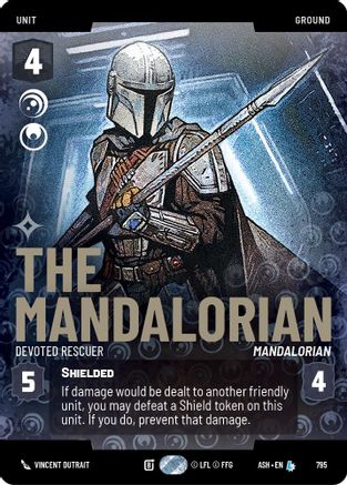The Mandalorian - Devoted Rescuer (Prestige) (795) - AOTE - Legendary