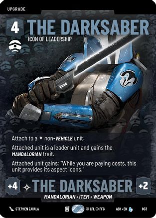 The Darksaber - Icon of Leadership (Prestige) (803) - AOTE - Legendary