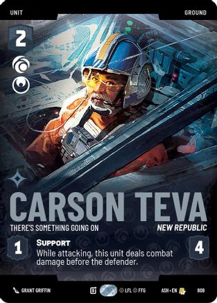 Carson Teva - There's Something Going On (Prestige) (809) - AOTE - Rare