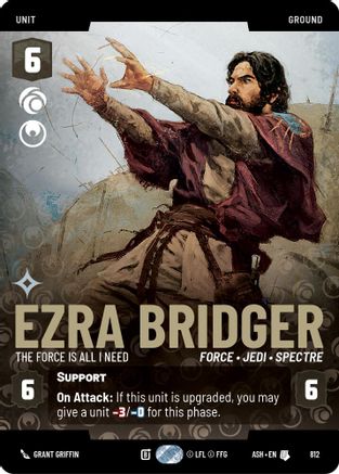 Ezra Bridger - The Force is All I Need (Prestige) (812) - AOTE - Uncommon