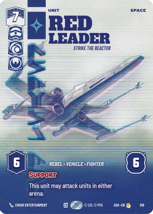 Red Leader - Strike the Reactor (Prestige) (818) - AOTE - Rare