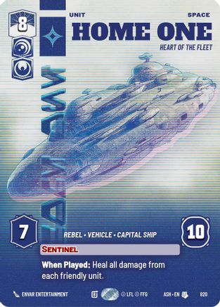 Home One - Heart of the Fleet (Prestige) (820) - AOTE - Uncommon