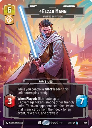 Elzar Mann - Haunted by a Vision (Prestige) (829) - AOTE - Legendary