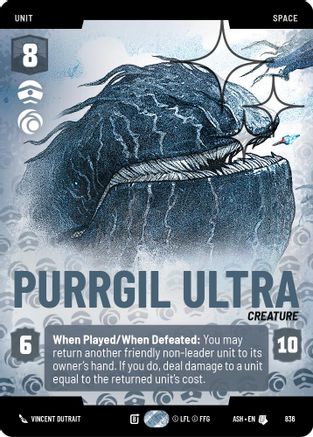 Purrgil Ultra (Prestige Foil) (836) - AOTE - Uncommon - Foil