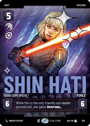 Shin Hati - Going Somewhere? (Prestige Foil) (838) - AOTE - Uncommon - Foil