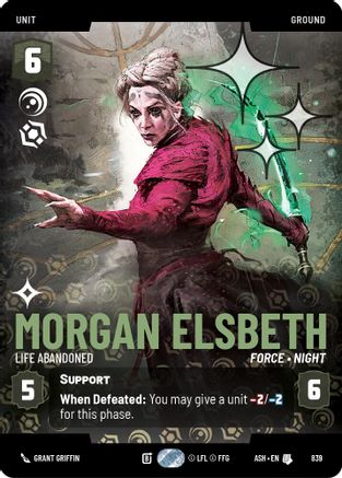 Morgan Elsbeth - Life Abandoned (Prestige Foil) (839) - AOTE - Uncommon - Foil