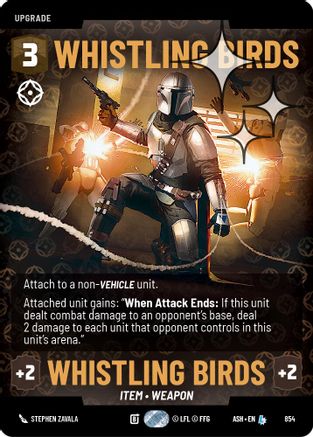 Whistling Birds (Prestige Foil) (854) - AOTE - Legendary - Foil