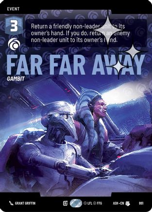 Far Far Away (Prestige Foil) (861) - AOTE - Uncommon - Foil