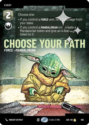Choose Your Path (Prestige Foil) (864) - AOTE - Rare - Foil