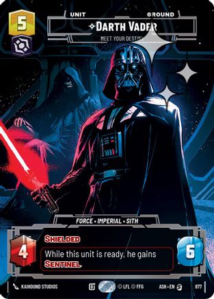 Darth Vader - Meet Your Destiny (Prestige Foil) (877) - AOTE - Special - Foil