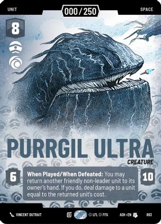 Purrgil Ultra (Serialized) (883) - AOTE - Uncommon - Foil