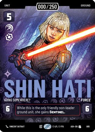 Shin Hati - Going Somewhere? (Serialized) (885) - AOTE - Uncommon - Foil