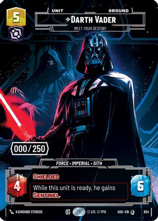 Darth Vader - Meet Your Destiny (Serialized) (924) - AOTE - Special - Foil