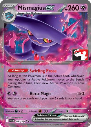 Mismagius ex (036/094) - PPSC  - Double Rare - Holofoil