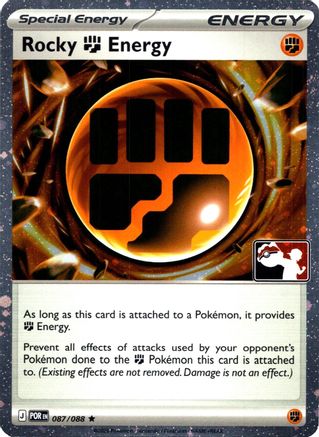 Rocky Fighting Energy (087/088) - PPSC  - Rare - Holofoil