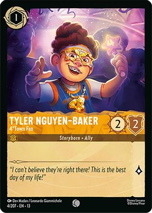 Tyler Nguyen-Baker - 4*Town Fan FRANÇAIS (4/204) - IE - Commune - Cold Foil