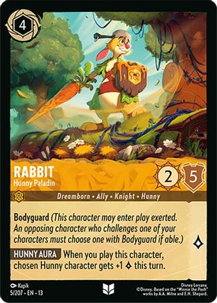 Rabbit - Hunny Paladin FRANÇAIS (5/204) - IE - Inhabituelle - Cold Foil