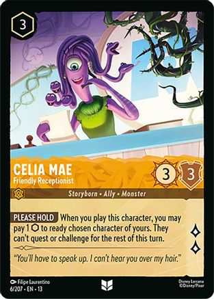 Celia Mae - Friendly Receptionist FRANÇAIS (6/204) - IE - Inhabituelle - Cold Foil