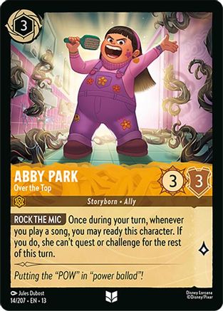 Abby Park - Over the Top FRANÇAIS (14/204) - IE - Inhabituelle - Cold Foil