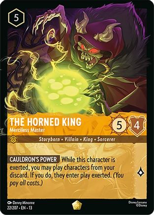 The Horned King - Merciless Master FRANÇAIS (22/204) - IE - Légendaire - Cold Foil
