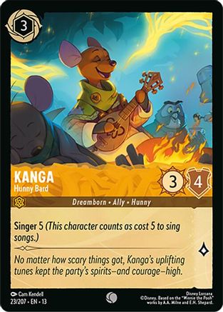 Kanga - Hunny Bard FRANÇAIS (23/204) - IE - Commune - Cold Foil