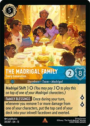The Madrigal Family - Every Generation FRANÇAIS (30/204) - IE - Rare - Cold Foil