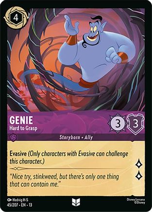 Genie - Hard to Grasp FRANÇAIS (45/204) - IE - Inhabituelle - Cold Foil