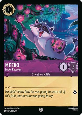 Meeko - Lucky Raccoon FRANÇAIS (47/204) - IE - Commune