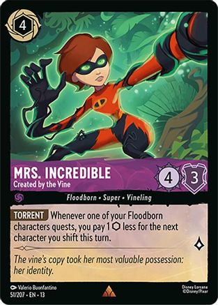 Mrs. Incredible - Created by the Vine FRANÇAIS (51/204) - IE - Rare