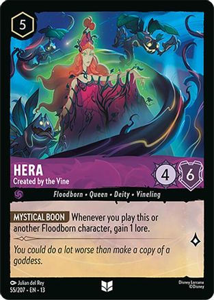 Hera - Created by the Vine FRANÇAIS (55/204) - IE - Inhabituelle