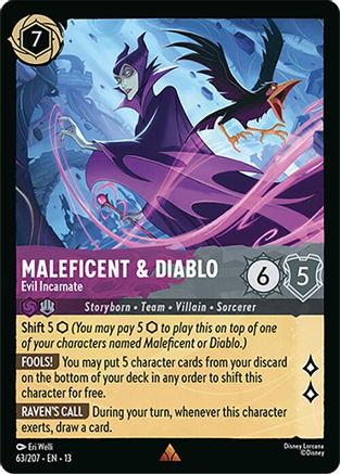 Maleficent & Diablo - Evil Incarnate FRANÇAIS (63/204) - IE - Rare