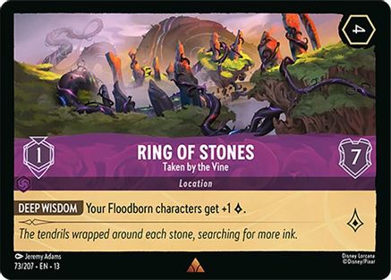 Ring of Stones - Taken by the Vine FRANÇAIS (73/204) - IE - Rare - Cold Foil