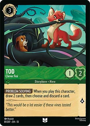 Tod - Clever Fox FRANÇAIS (81/204) - IE - Inhabituelle