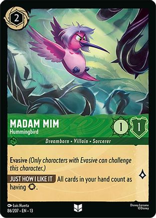 Madam Mim - Hummingbird FRANÇAIS (86/204) - IE - Inhabituelle - Cold Foil