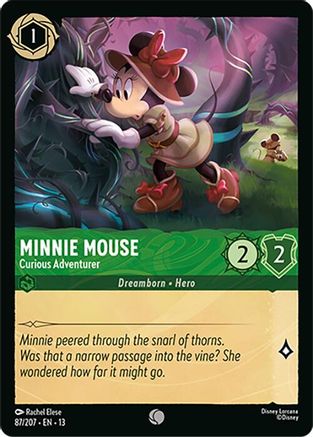 Minnie Mouse - Curious Adventurer FRANÇAIS (87/204) - IE - Commune