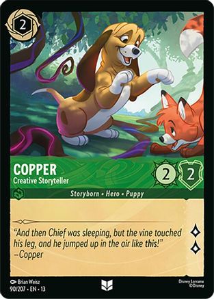 Copper - Creative Storyteller FRANÇAIS (90/204) - IE - Inhabituelle