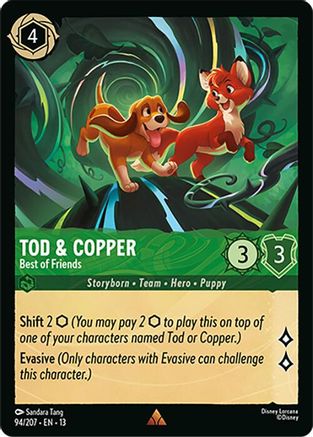 Tod & Copper - Best of Friends FRANÇAIS (94/204) - IE - Rare