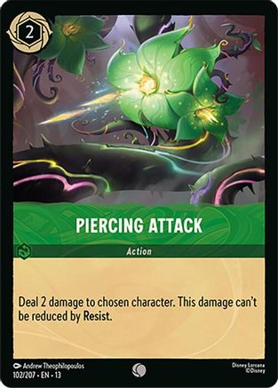 Piercing Attack FRANÇAIS (102/204) - IE - Commune - Cold Foil