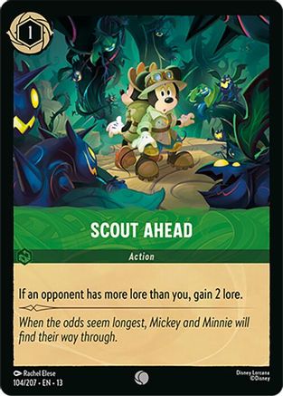 Scout Ahead FRANÇAIS (104/204) - IE - Commune - Cold Foil