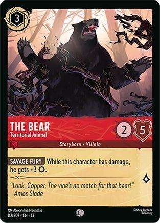 The Bear - Territorial Animal FRANÇAIS (112/204) - IE - Commune