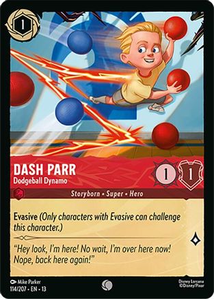 Dash Parr - Dodgeball Dynamo FRANÇAIS (114/204) - IE - Commune - Cold Foil