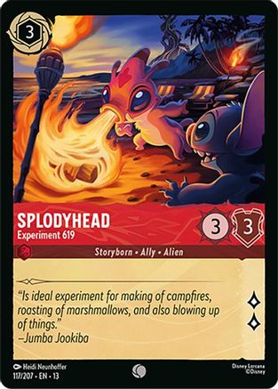 Splodyhead - Experiment 619 FRANÇAIS (117/204) - IE - Commune - Cold Foil