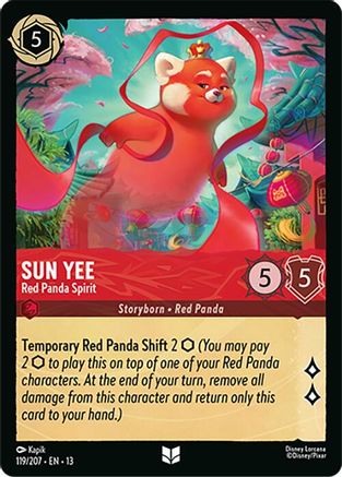 Sun Yee - Red Panda Spirit FRANÇAIS (119/204) - IE - Inhabituelle