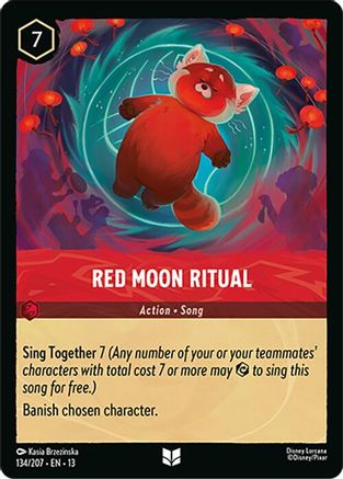 Red Moon Ritual FRANÇAIS (134/204) - IE - Inhabituelle - Cold Foil