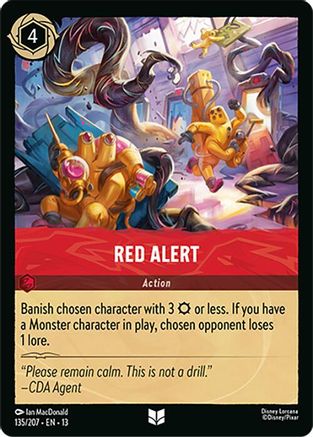 Red Alert FRANÇAIS (135/204) - IE - Inhabituelle