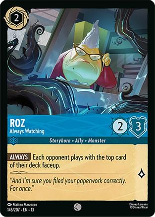 Roz - Always Watching FRANÇAIS (145/204) - IE - Commune - Cold Foil