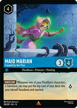 Maid Marian - Created by the Vine (Foil) FRANÇAIS (158/204) - IE - Rare - Cold Foil